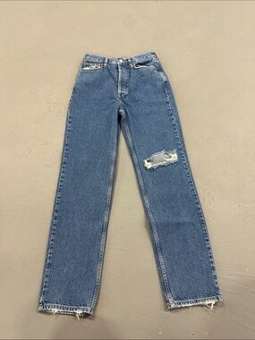 We The Free Dark Blue High-Rise Denim